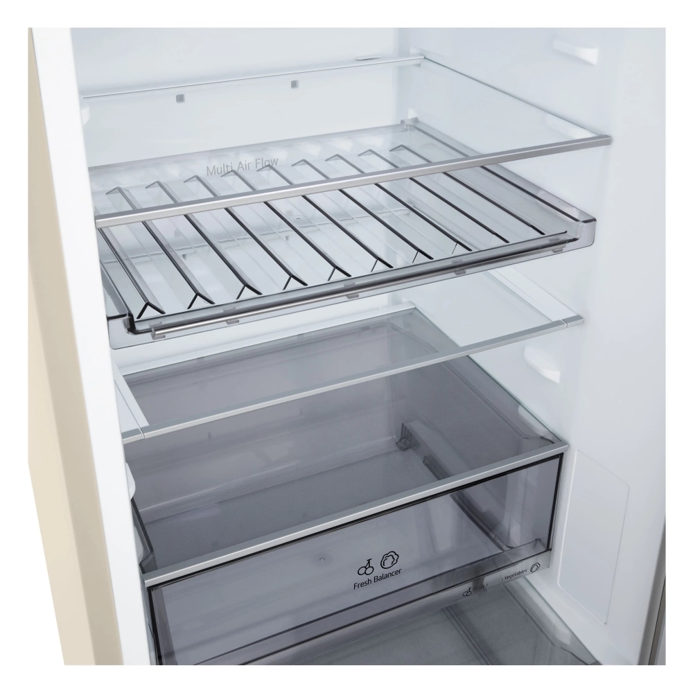 Холодильник с нижней морозильной камерой LG GC-B459EETM с технологией Zero Clearance™, 333 л
