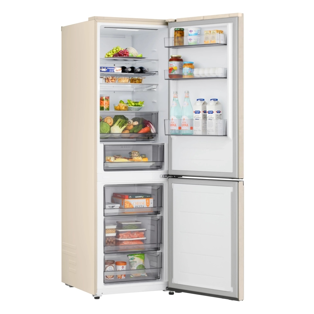 Холодильник с нижней морозильной камерой LG GC-B459EETM с технологией Zero Clearance™, 333 л