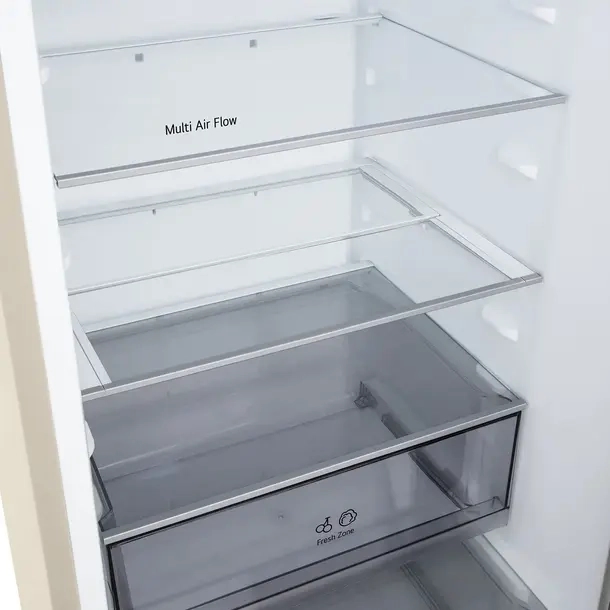 Холодильник с нижней морозильной камерой LG GC-B459EELM с технологией Zero Clearance™, 333 л