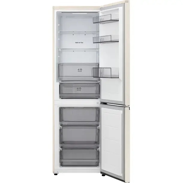 Холодильник с нижней морозильной камерой LG GC-B459EELM с технологией Zero Clearance™, 333 л